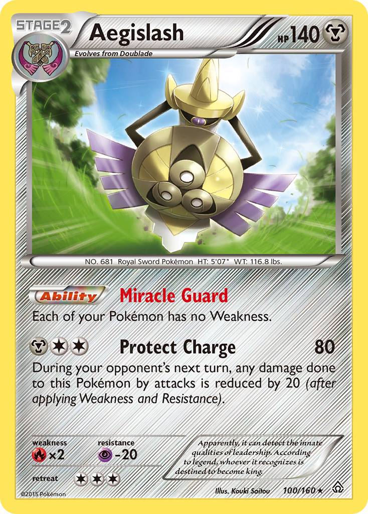 Aegislash (100/160) [XY: Primal Clash] | Galactic Gamez