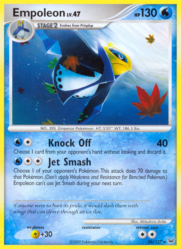 Empoleon (26/127) [Platinum: Base Set] | Galactic Gamez