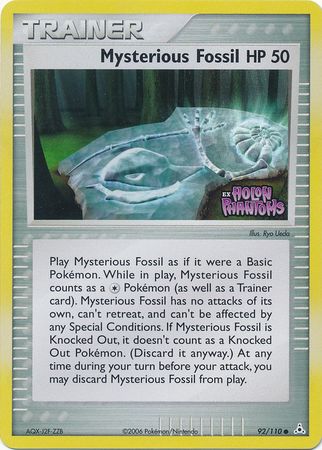 Mysterious Fossil (92/110) (Stamped) [EX: Holon Phantoms] | Galactic Gamez