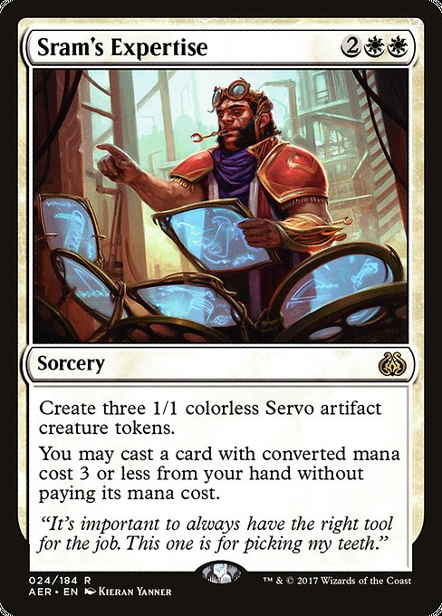 Sram's Expertise [Aether Revolt] | Galactic Gamez
