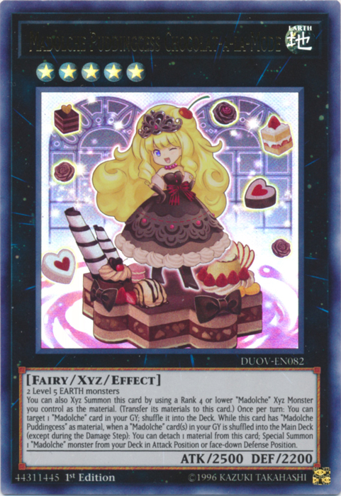 Madolche Puddingcess Chocolat-a-la-Mode [DUOV-EN082] Ultra Rare | Galactic Gamez