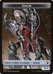 Golem // Thrull Token [Commander Legends Tokens] | Galactic Gamez