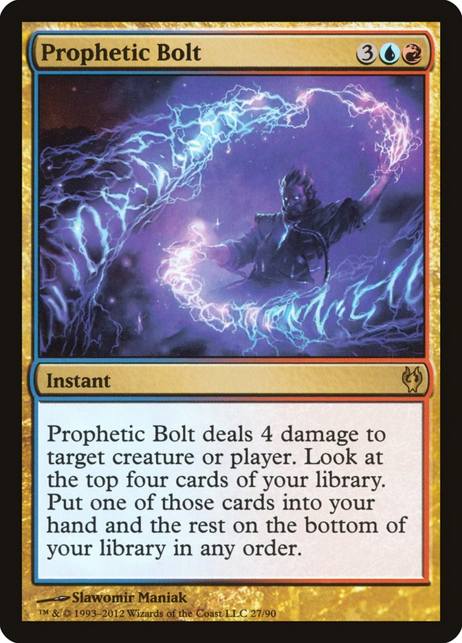 Prophetic Bolt [Duel Decks: Izzet vs. Golgari] | Galactic Gamez