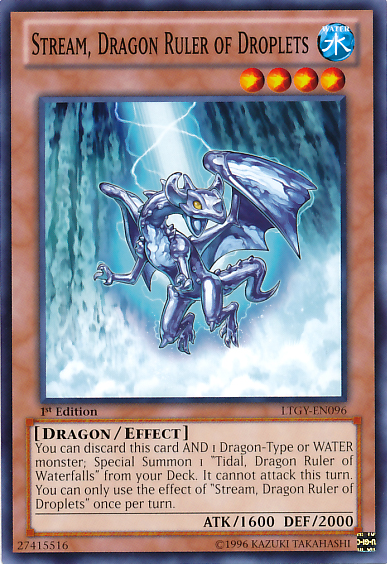 Stream, Dragon Ruler of Droplets [LTGY-EN096] Common | Galactic Gamez