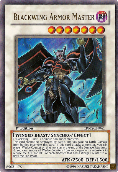 Blackwing Armor Master [CRMS-EN041] Ultra Rare | Galactic Gamez