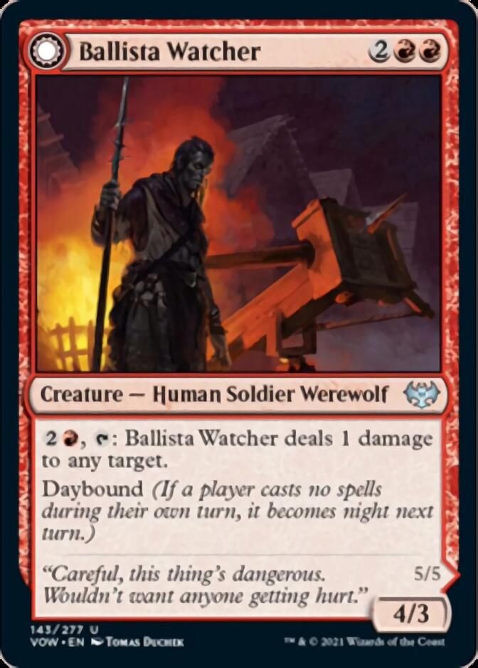 Ballista Watcher // Ballista Wielder [Innistrad: Crimson Vow] | Galactic Gamez