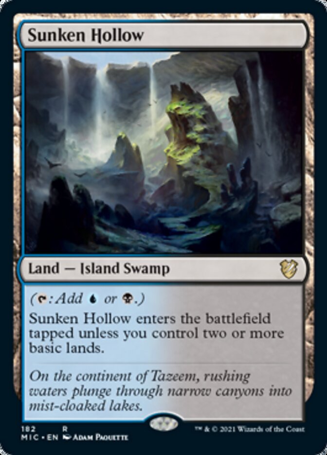 Sunken Hollow [Innistrad: Midnight Hunt Commander] | Galactic Gamez