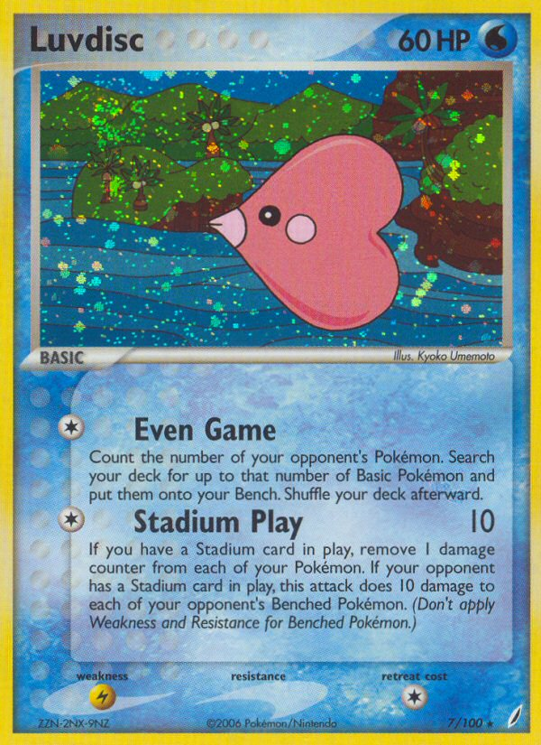 Luvdisc (7/100) [EX: Crystal Guardians] | Galactic Gamez