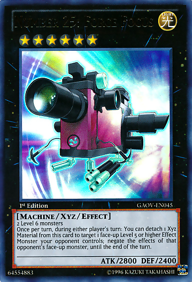 Number 25: Force Focus [GAOV-EN045] Ultra Rare | Galactic Gamez