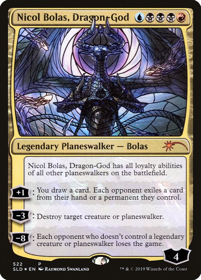 Nicol Bolas, Dragon-God (Stained Glass) [Secret Lair Drop Promos] | Galactic Gamez