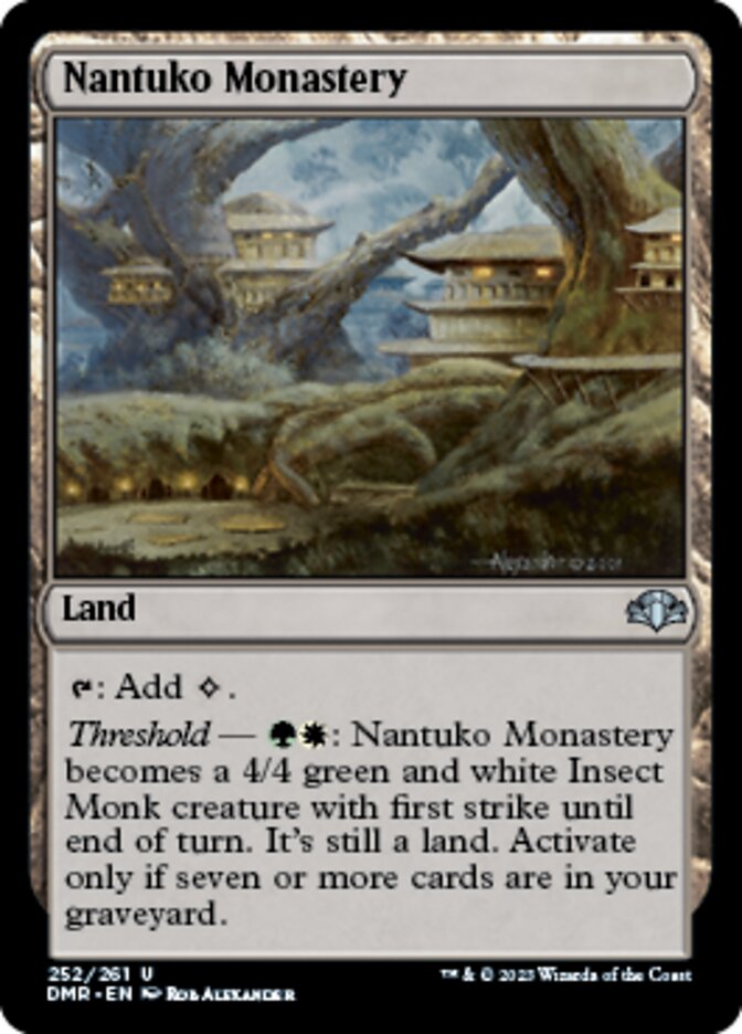 Nantuko Monastery [Dominaria Remastered] | Galactic Gamez