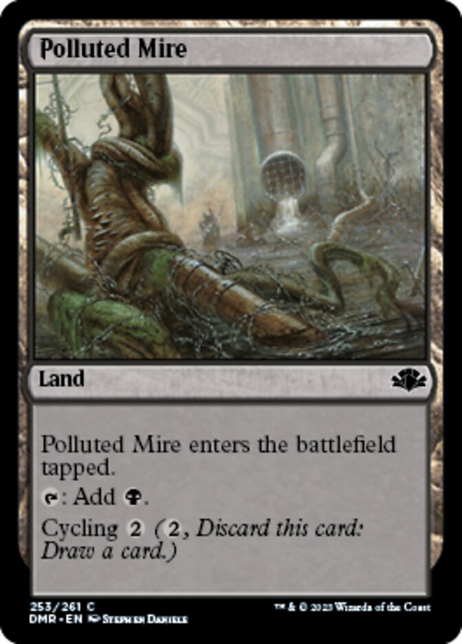 Polluted Mire [Dominaria Remastered] | Galactic Gamez