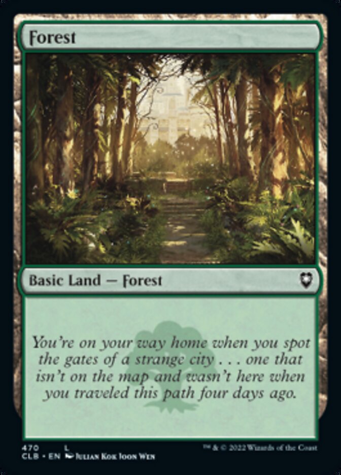 Forest (470) [Commander Legends: Battle for Baldur's Gate] | Galactic Gamez