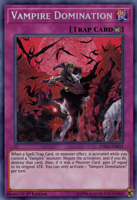 Vampire Domination [DASA-EN011] Secret Rare | Galactic Gamez