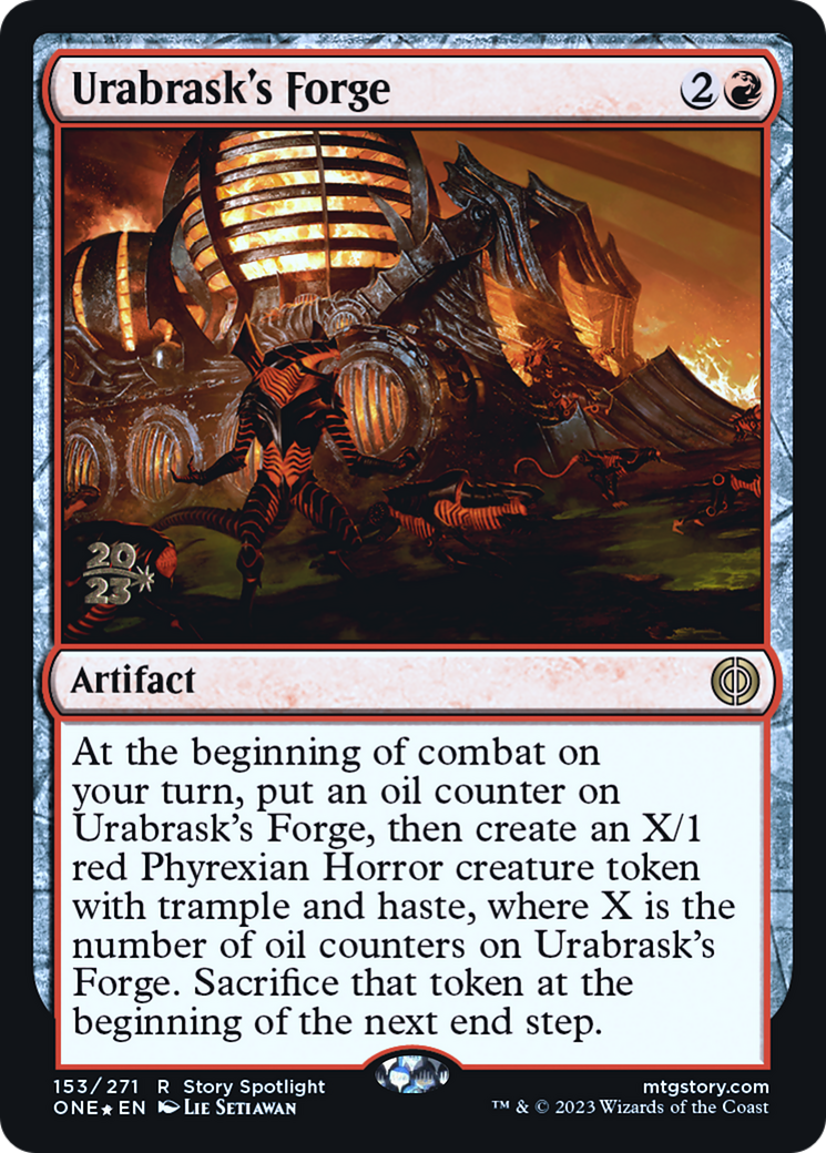 Urabrask's Forge [Phyrexia: All Will Be One Prerelease Promos] | Galactic Gamez