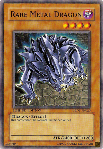 Rare Metal Dragon [GLD1-EN020] Common | Galactic Gamez