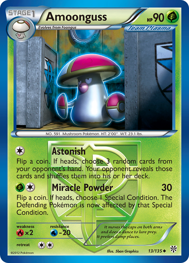 Amoonguss (13/135) [Black & White: Plasma Storm] | Galactic Gamez