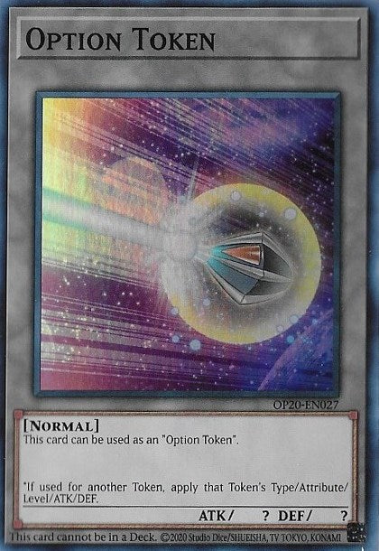 Option Token [OP20-EN027] Super Rare | Galactic Gamez