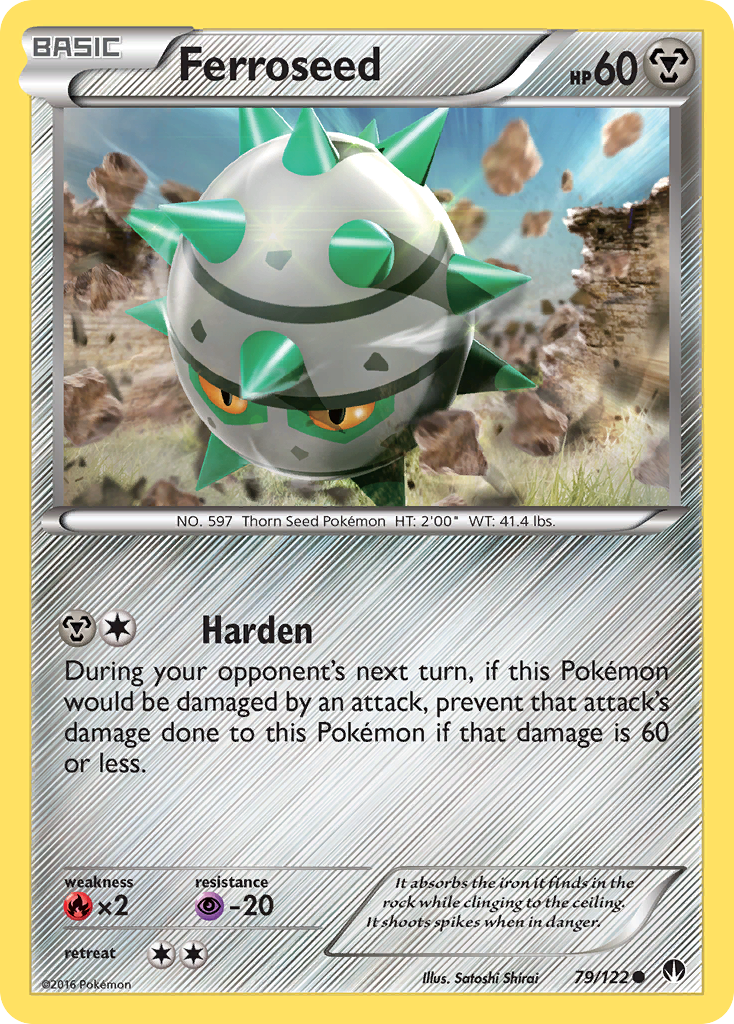 Ferroseed (79/122) [XY: BREAKpoint] | Galactic Gamez