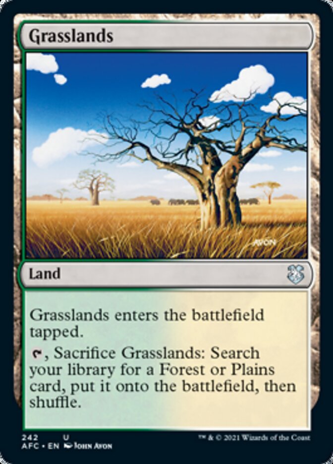 Grasslands [Dungeons & Dragons: Adventures in the Forgotten Realms Commander] | Galactic Gamez