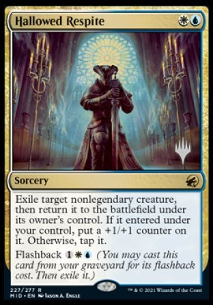 Hallowed Respite (Promo Pack) [Innistrad: Midnight Hunt Promos] | Galactic Gamez