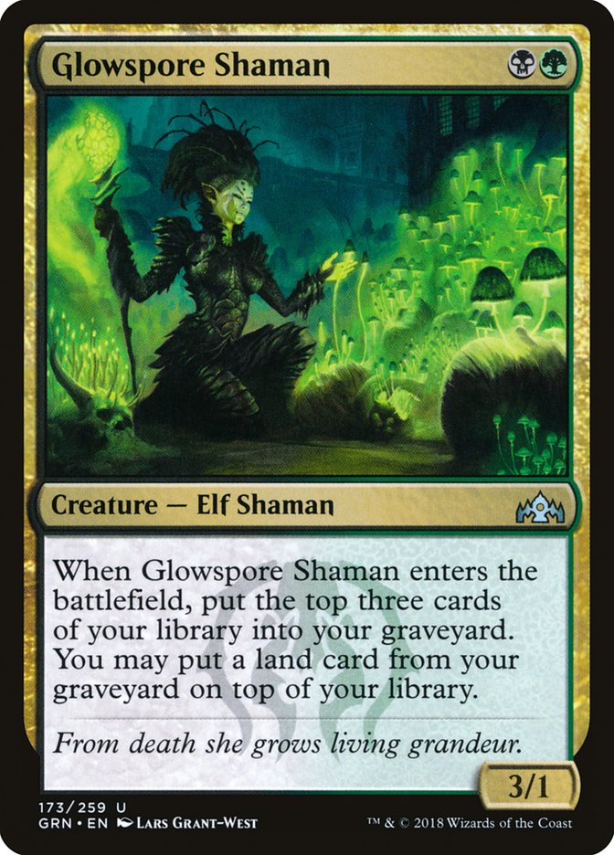Glowspore Shaman [Guilds of Ravnica] | Galactic Gamez