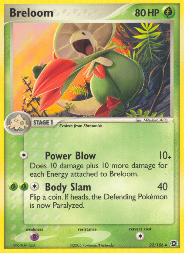 Breloom (22/106) [EX: Emerald] | Galactic Gamez