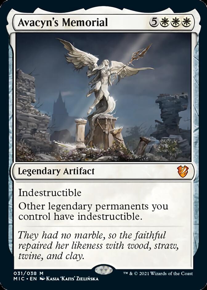 Avacyn's Memorial [Innistrad: Midnight Hunt Commander] | Galactic Gamez