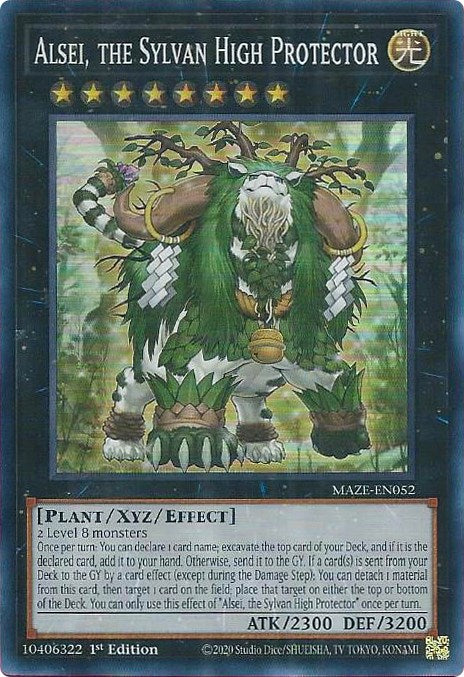 Alsei, the Sylvan High Protector [MAZE-EN052] Super Rare | Galactic Gamez