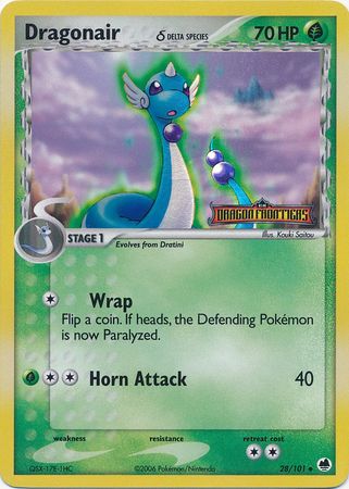 Dragonair (28/101) (Delta Species) (Stamped) [EX: Dragon Frontiers] | Galactic Gamez