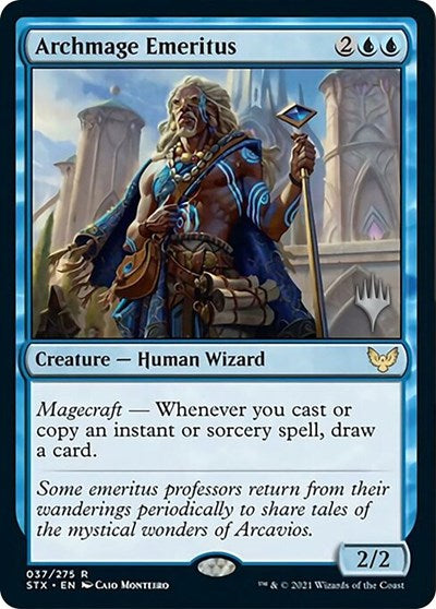 Archmage Emeritus (Promo Pack) [Strixhaven: School of Mages Promos] | Galactic Gamez