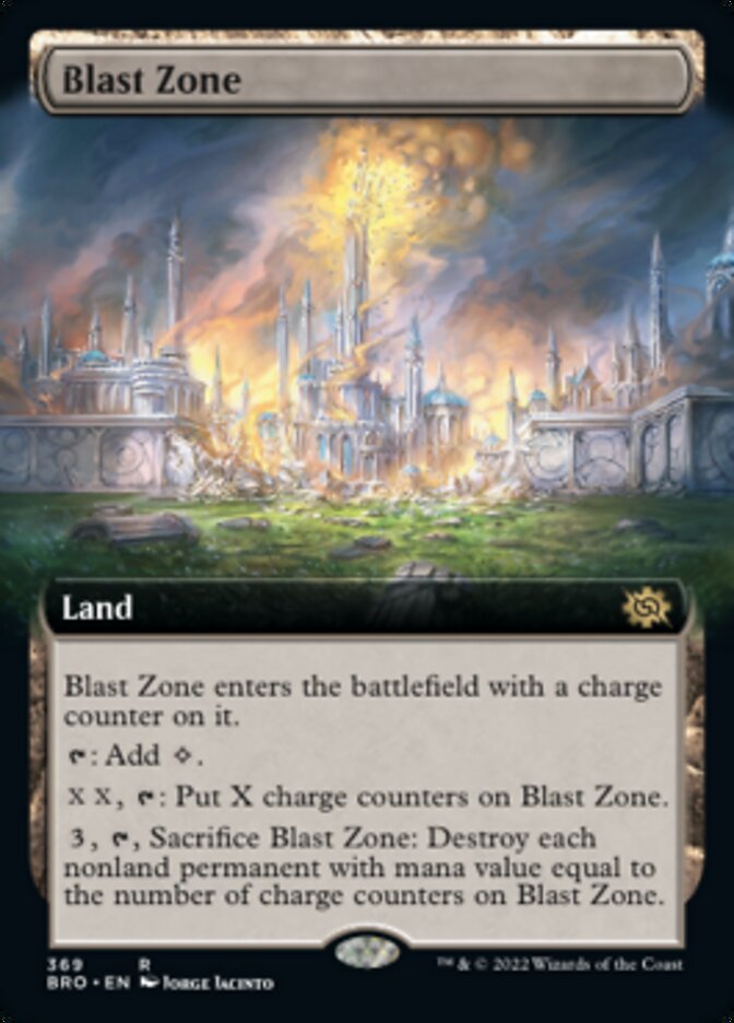Blast Zone (Extended Art) [The Brothers' War] | Galactic Gamez