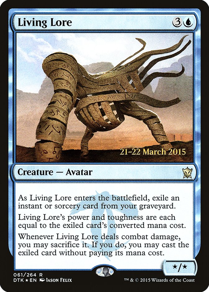 Living Lore  [Dragons of Tarkir Prerelease Promos] | Galactic Gamez