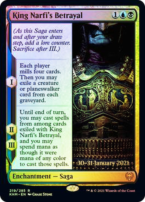 King Narfi's Betrayal [Kaldheim Prerelease Promos] | Galactic Gamez