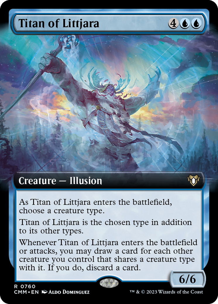 Titan of Littjara (Extended Art) [Commander Masters] | Galactic Gamez