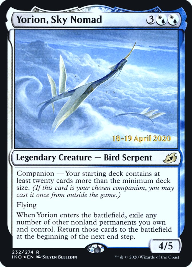 Yorion, Sky Nomad  [Ikoria: Lair of Behemoths Prerelease Promos] | Galactic Gamez