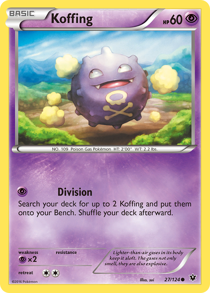 Koffing (27/124) [XY: Fates Collide] | Galactic Gamez