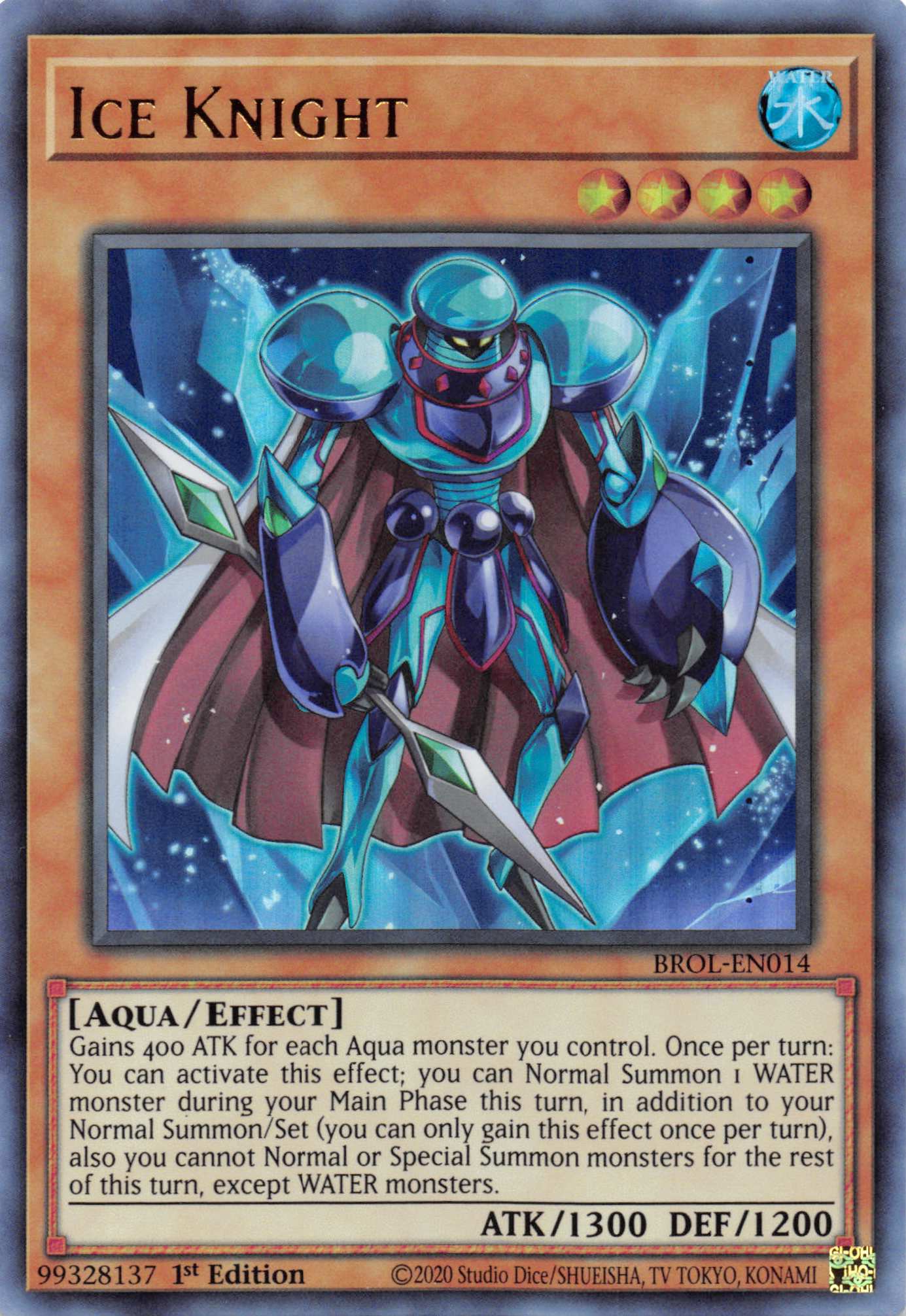 Ice Knight [BROL-EN014] Ultra Rare | Galactic Gamez