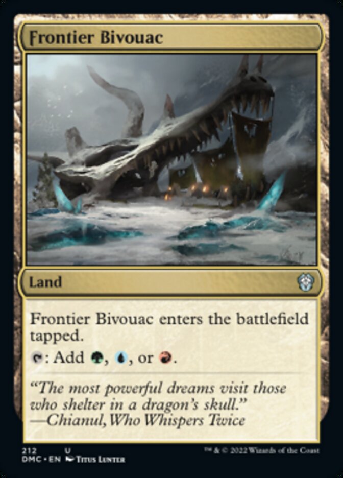 Frontier Bivouac [Dominaria United Commander] | Galactic Gamez