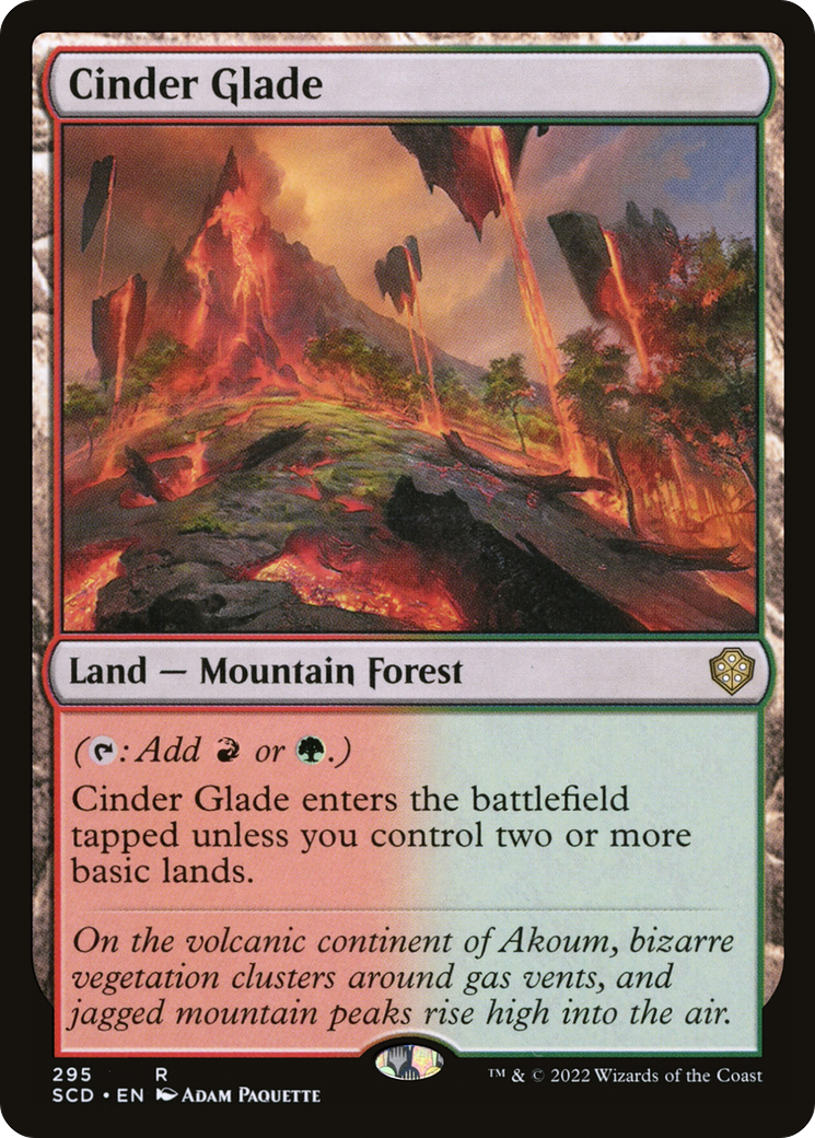 Cinder Glade [Starter Commander Decks] | Galactic Gamez