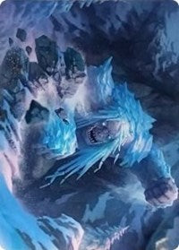 Icehide Troll Art Card [Kaldheim: Art Series] | Galactic Gamez