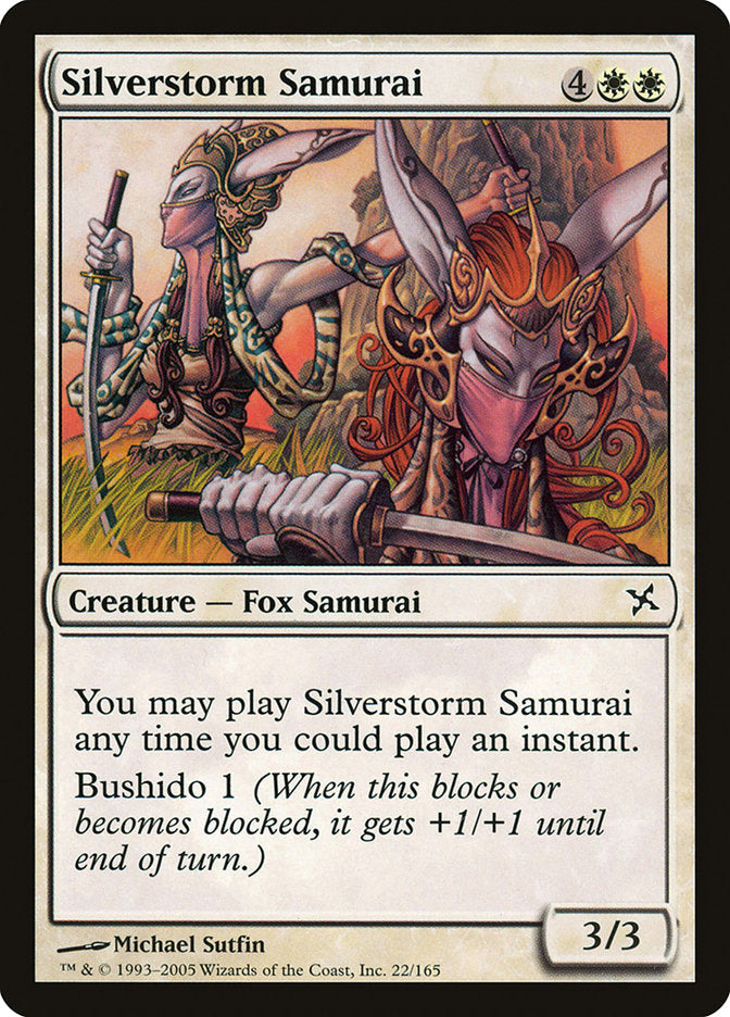 Silverstorm Samurai [Betrayers of Kamigawa] | Galactic Gamez