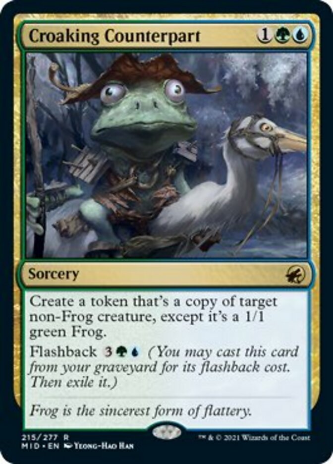 Croaking Counterpart [Innistrad: Midnight Hunt] | Galactic Gamez