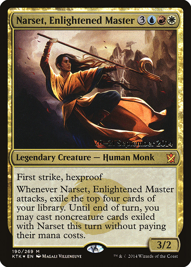 Narset, Enlightened Master  [Khans of Tarkir Prerelease Promos] | Galactic Gamez