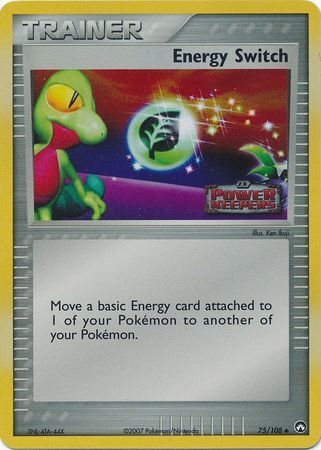 Energy Switch (75/108) (Stamped) [EX: Power Keepers] | Galactic Gamez