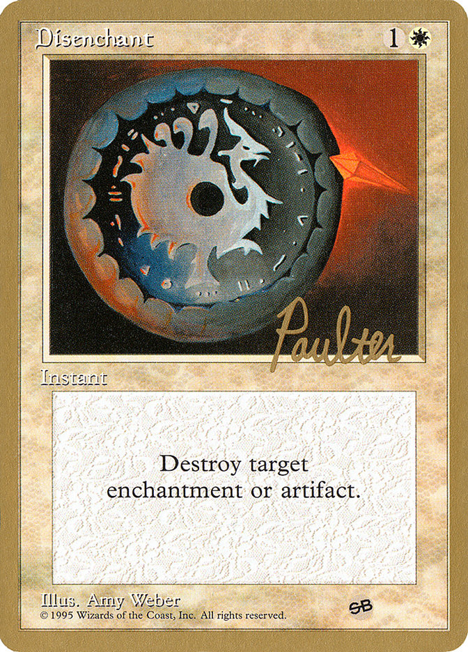Disenchant (Preston Poulter) (SB) [Pro Tour Collector Set] | Galactic Gamez
