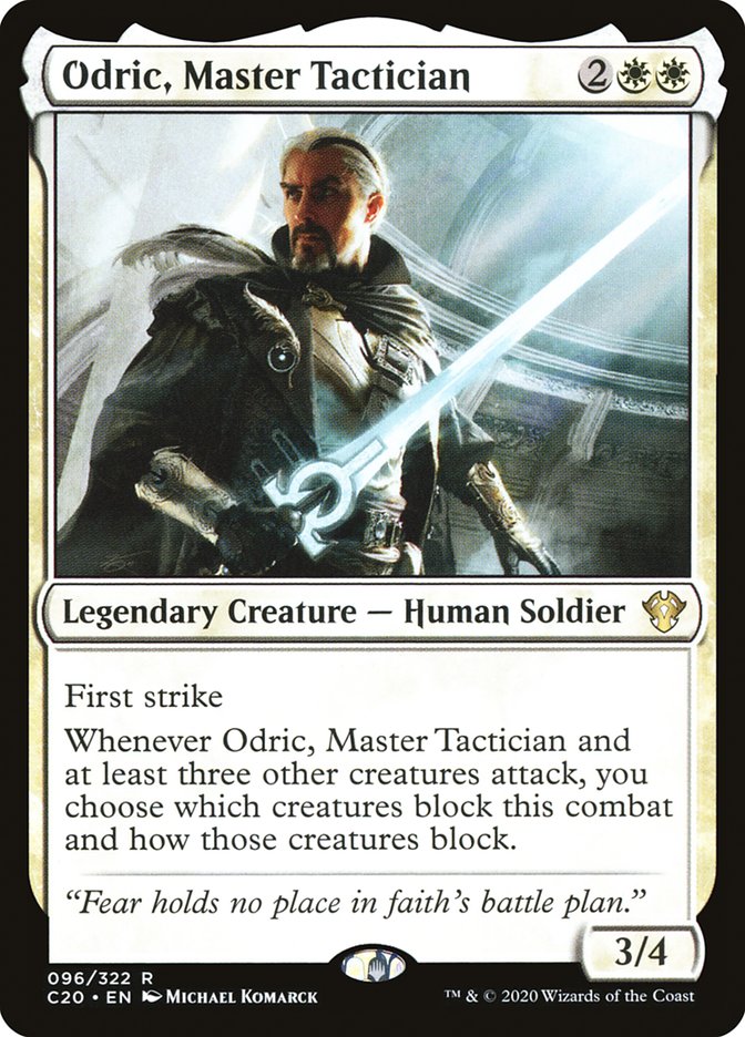 Odric, Master Tactician [Commander 2020] | Galactic Gamez