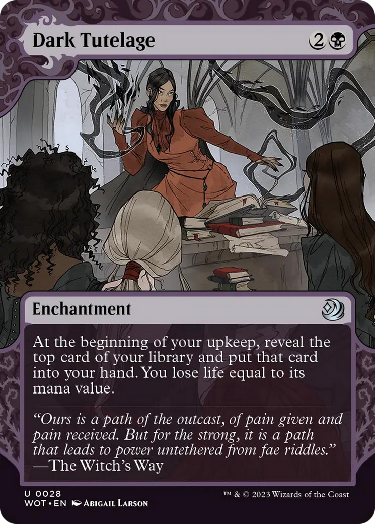 Dark Tutelage [Wilds of Eldraine: Enchanting Tales] | Galactic Gamez