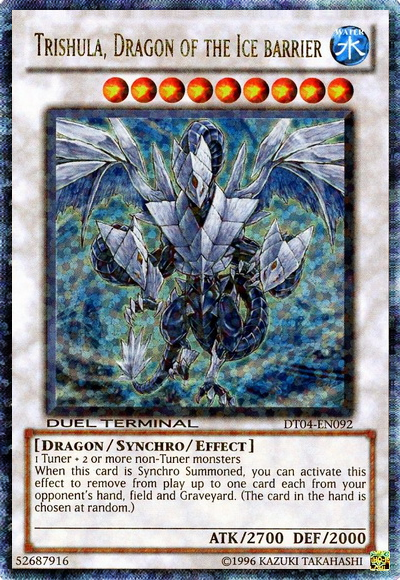 Trishula, Dragon of the Ice Barrier [DT04-EN092] Ultra Rare | Galactic Gamez