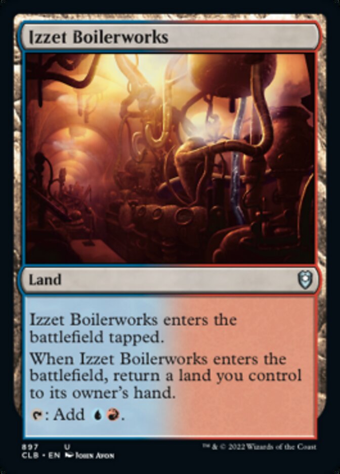 Izzet Boilerworks [Commander Legends: Battle for Baldur's Gate] | Galactic Gamez